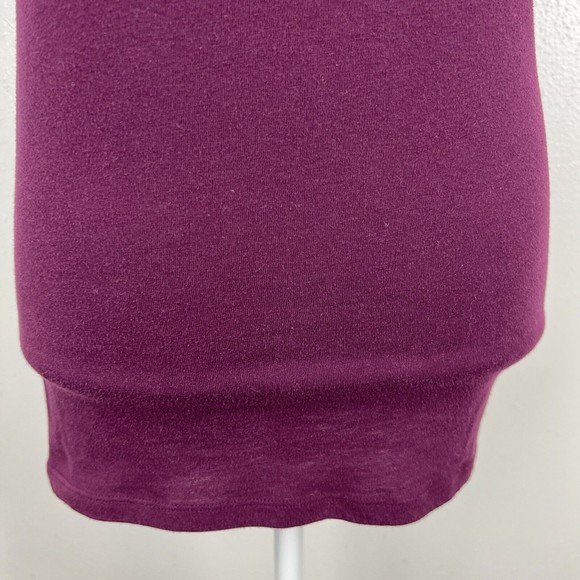 Pink Victoria's Secret Shirt Women Medium Purple Short Sleeve V-Neck Sleepwear - Picture 12 of 13